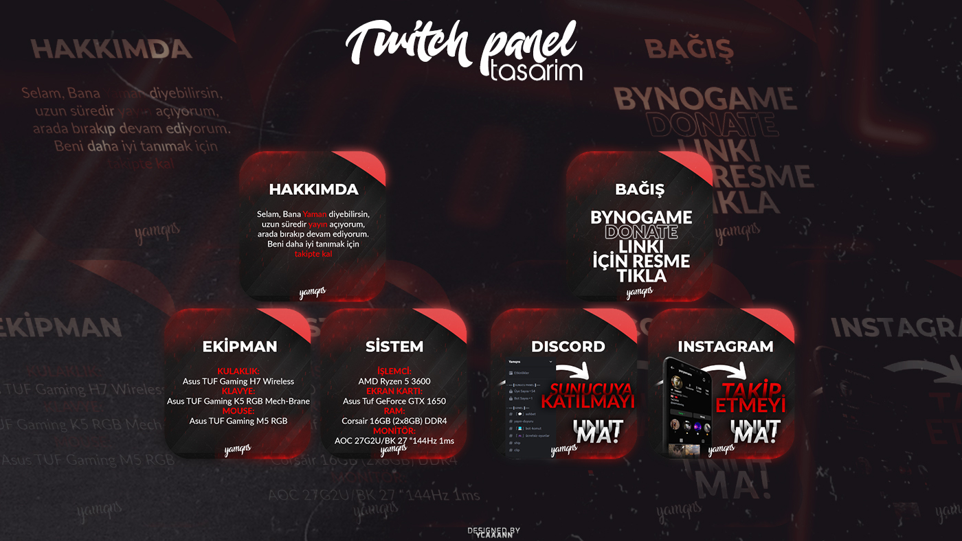 Twitch/Kick Panel