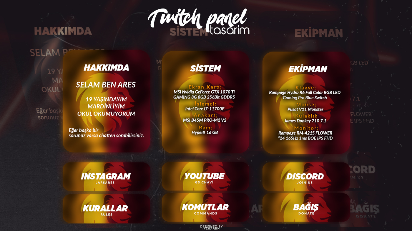 Twitch/Kick Panel