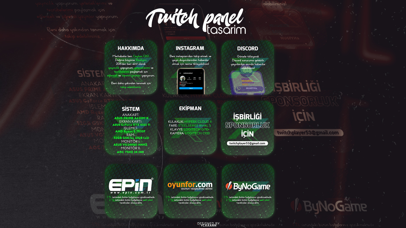 Twitch/Kick Panel